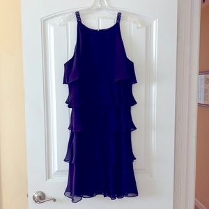 Purple party dress